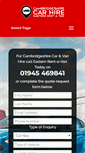 Mobile Screenshot of cambridgeshirecarhire.com